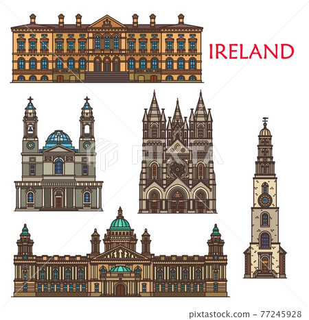 Ireland landmarks architecture of Belfast, Cork Ireland landmarks architecture of Belfast, Cork 77245928