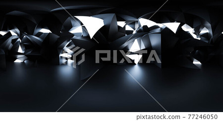 360 dark cube polygon architecture design futuristic modern building interior 3d render illustration hdr hdri vr design panorama 360 dark cube polygon architecture design futuristic modern building interior 3d render illustration hdr hdri vr design panorama 77246050
