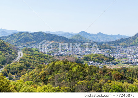 高松市郊 風景 國分寺町和高松汽車道（香川縣高松市） 77246875