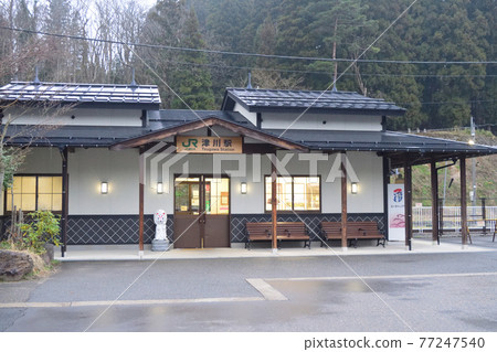 Niigata Prefecture JR East Ban-Etsusai Line Tsugawa Station 77247540
