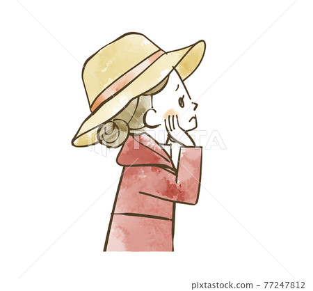 Women in outdoor wear 77247812