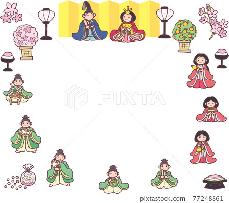 Hinamatsuri_Hinamatsuri lined up in a circle 77248861