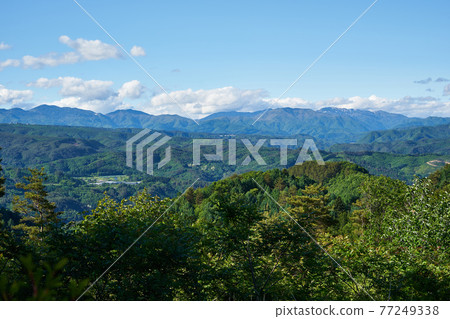 群馬縣吾妻郡長原町國道146號線風景 群馬縣吾妻郡長原町國道146號線風景 77249338