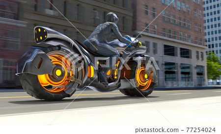 一輛摩托車 77254024