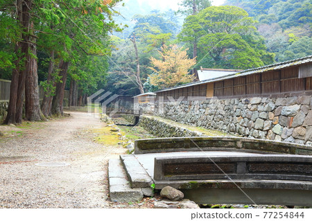 Townscape near Izumo Taisha Shrine in spring Townscape near Izumo Taisha Shrine in spring 77254844