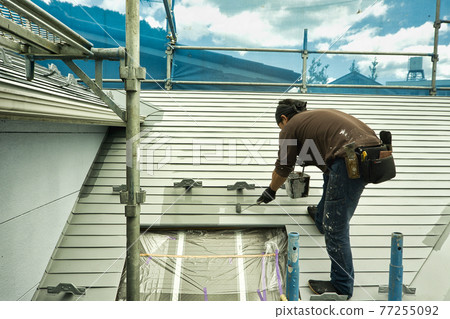 Detached house, remodeling / roof painting work Detached house, remodeling / roof painting work 77255092