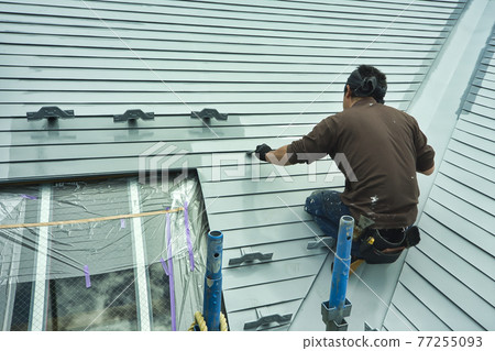 Detached house, remodeling / roof painting work Detached house, remodeling / roof painting work 77255093