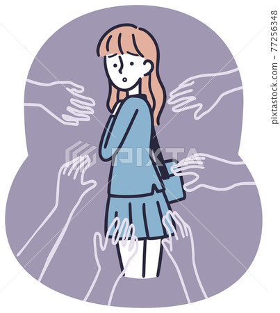 高中女生纏擾者簡單圖解 77256348