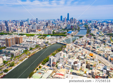 臺灣高雄城市景觀Taiwan kaohsiung city landscape 77256518
