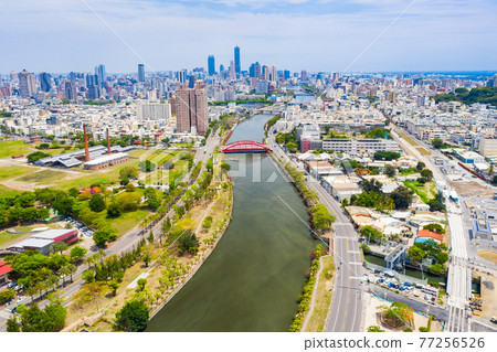 臺灣高雄城市景觀Taiwan kaohsiung city landscape 77256526