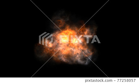 Explosion and smoke effect graphics 77258057