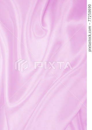 Smooth elegant pink silk or satin texture as wedding background. Luxurious background design 77258690