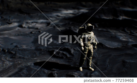 Astronaut on lunar landing mission. Elements of this image furnished by NASA Astronaut on lunar landing mission. Elements of this image furnished by NASA 77259408