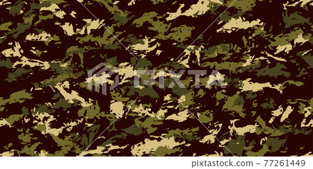 Camouflage pattern seamless banner background material Camouflage pattern seamless banner background material 77261449