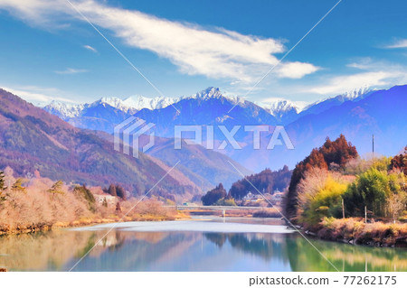 木曾川和中央阿爾卑斯山 77262175