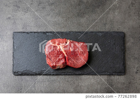 fresh raw steak 77262898