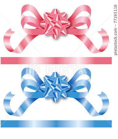 Gift Ribbon Reference Illustration of gift ribbon. Icon set. - Stock Illustration [77265116 ...