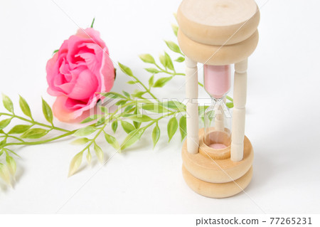 Hourglass, clock, sand, time, time, miscellaneous goods, accessories, interior, time, daily necessities, glass, household goods 77265231