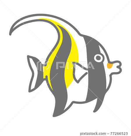Illustration of moorish idol Illustration of moorish idol 77266523