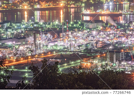 Light beam tower Mizushima factory area Light beam tower Mizushima factory area 77266746