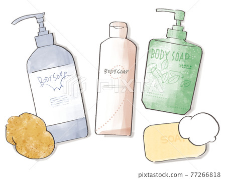 Various types of body soap_rose 77266818