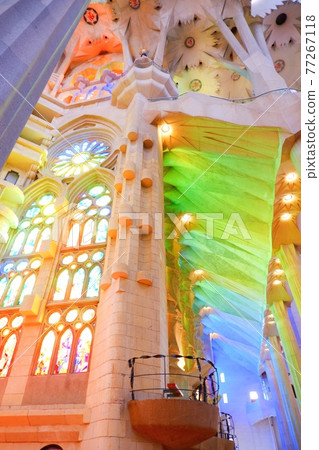 Iridescent stained glass Iridescent stained glass 77267118