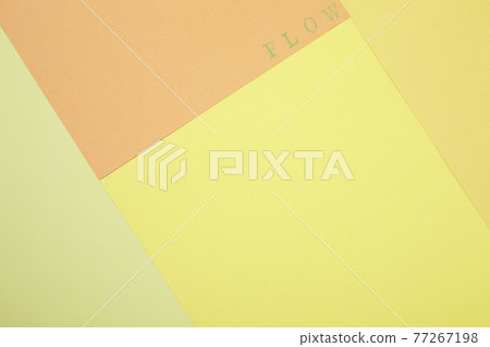 Follow flow character combination and orange paper figure combination 77267198