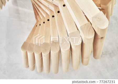 Wooden bases with legs for chairs assembling in paint booth Wooden bases with legs for chairs assembling in paint booth 77267231