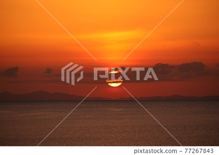 Mutsu Bay sunset Mutsu Bay sunset 77267843