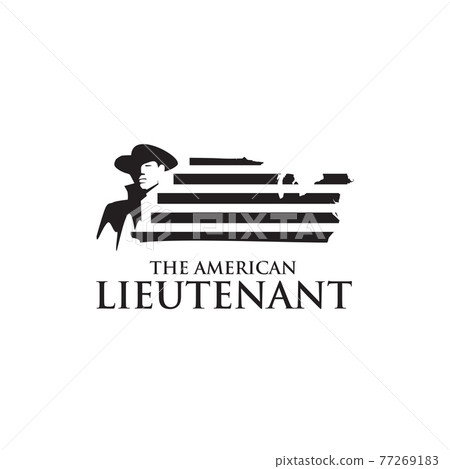 Liutenant army logo design template 77269183