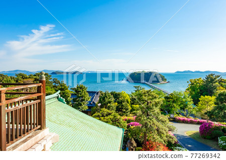 View of Takeshima from Gamagori Classic Hotel <Gamagori City, Aichi Prefecture> 77269342