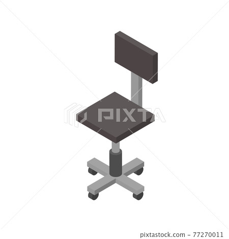 Office chair vector illustration isometric - Stock Illustration ...