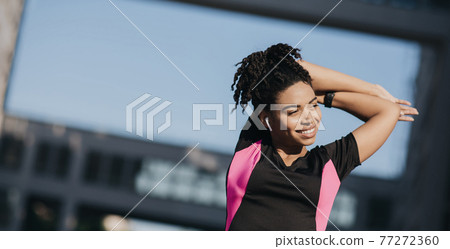 Body and health care, modern workout outdoor and vitality 77272360