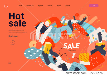 Discounts, sale, promotion, web template. Flat vector Discounts, sale, promotion, web template. Flat vector 77272769
