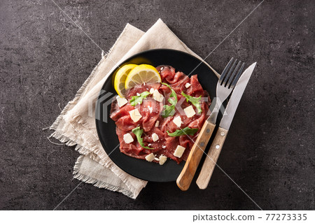 Marbled beef carpaccio Marbled beef carpaccio 77273335
