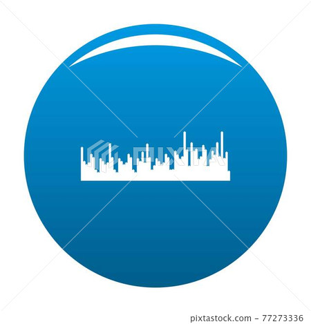 Equalizer audio icon blue vector Equalizer audio icon blue vector 77273336