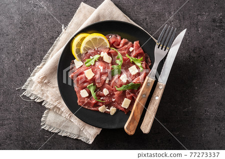 Marbled beef carpaccio Marbled beef carpaccio 77273337