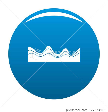 Equalizer sound effect icon blue vector Equalizer sound effect icon blue vector 77273415