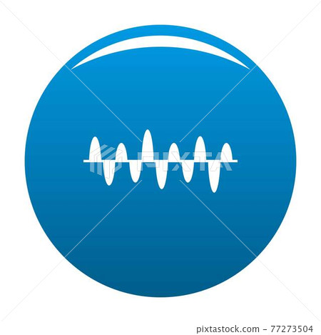 Equalizer play icon blue vector Equalizer play icon blue vector 77273504