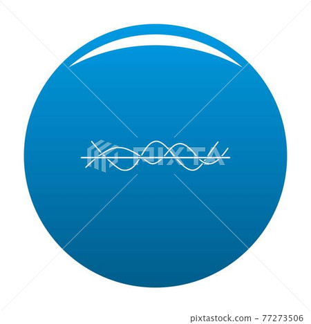 Equalizer effect record icon blue vector Equalizer effect record icon blue vector 77273506