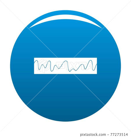 Equalizer sonic icon blue vector Equalizer sonic icon blue vector 77273514