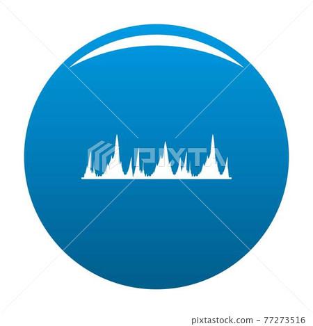 Equalizer technology icon blue vector Equalizer technology icon blue vector 77273516