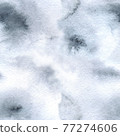 Grey white seamless watercolor pattern background and tie-dye texture 77274606