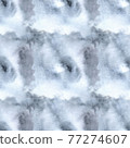 Grey white seamless watercolor pattern background and tie-dye texture 77274607