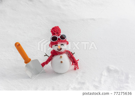 Handmade snowman 77275636