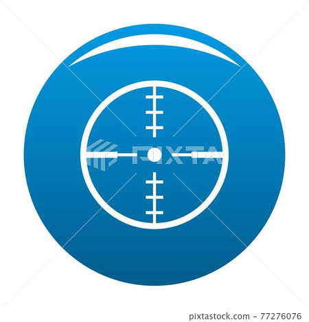Thing radar icon blue vector 77276076