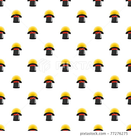 Hat with glow pattern seamless 77276275