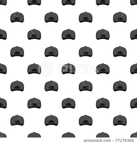 Gray baseball cap back pattern seamless Gray baseball cap back pattern seamless 77276368