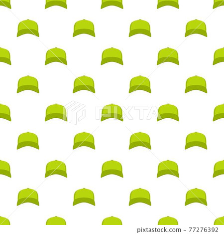 Baseball cap in front pattern seamless 77276392