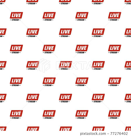 Hot live stream pattern seamless Hot live stream pattern seamless 77276402